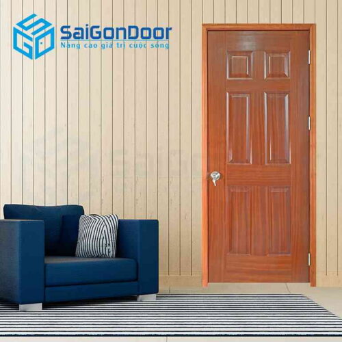 Cửa Gỗ HDF Veneer 6A xoan dao
